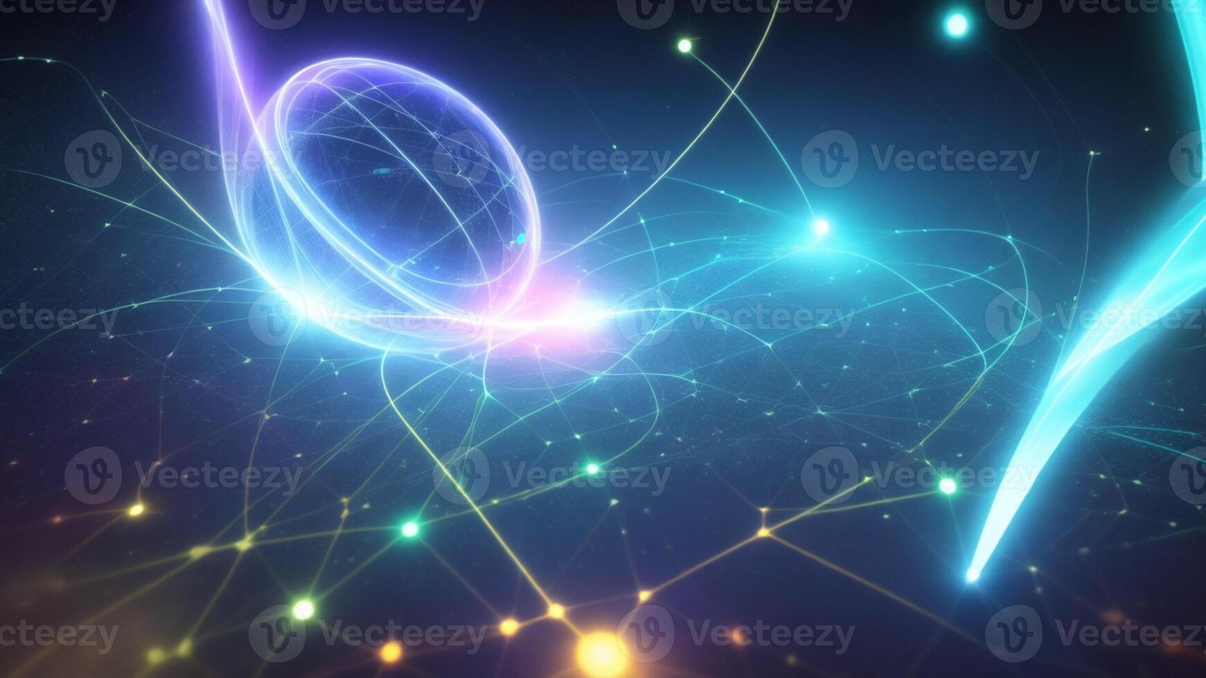 Future Sensing Satellite Technology High Speed Space Data Transmission Concept Network photo