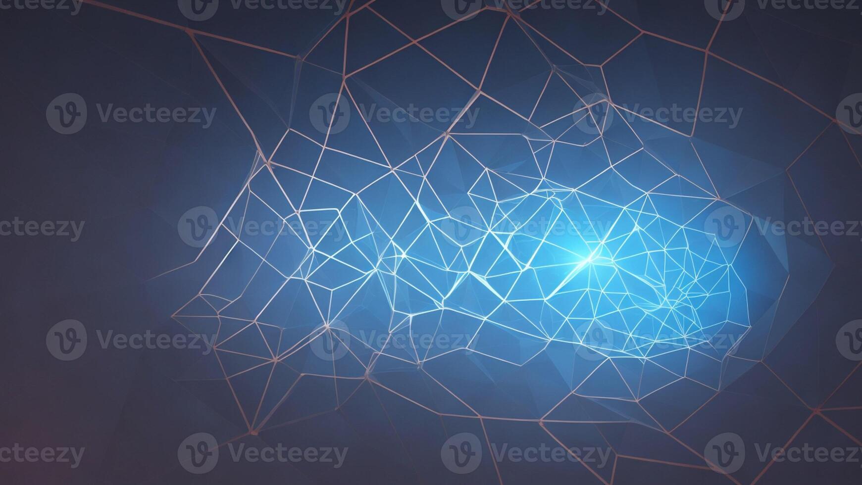 Blue crystal texture gradient interlaced background, mysterious future sense photo