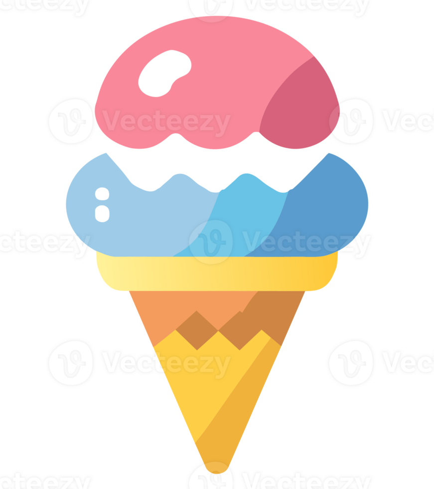 summer cute ice cream cold sweet icon transparent background png