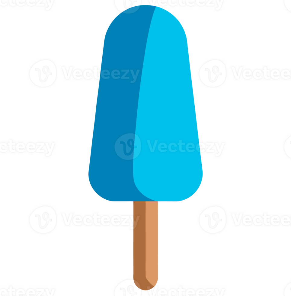 blue Summer Popsicle Delicious Sweet Cool icon transparent background png