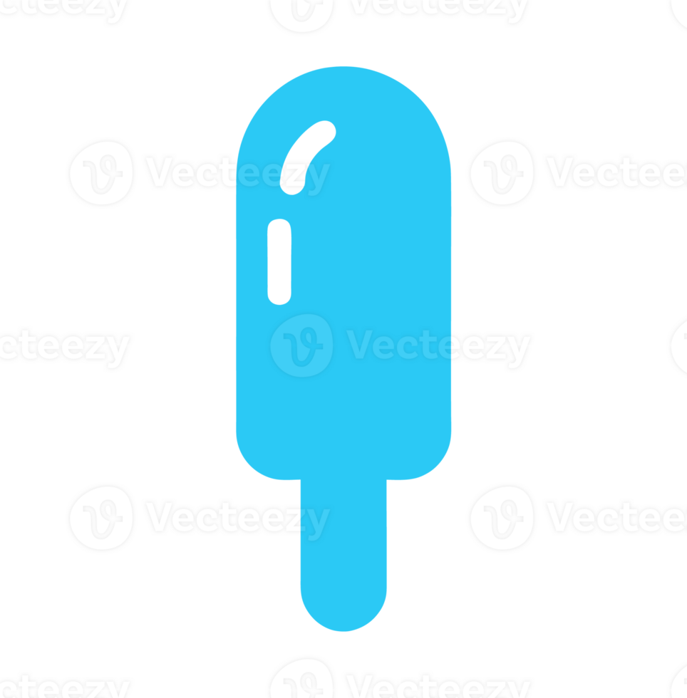 blue Summer Popsicle Delicious Sweet Cool icon transparent background png