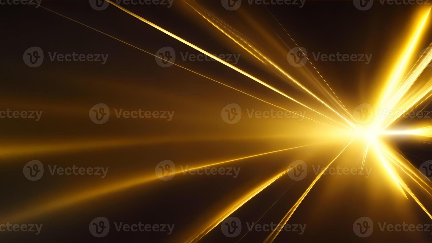 high speed yellow beam ray of future technology transmission concept photo