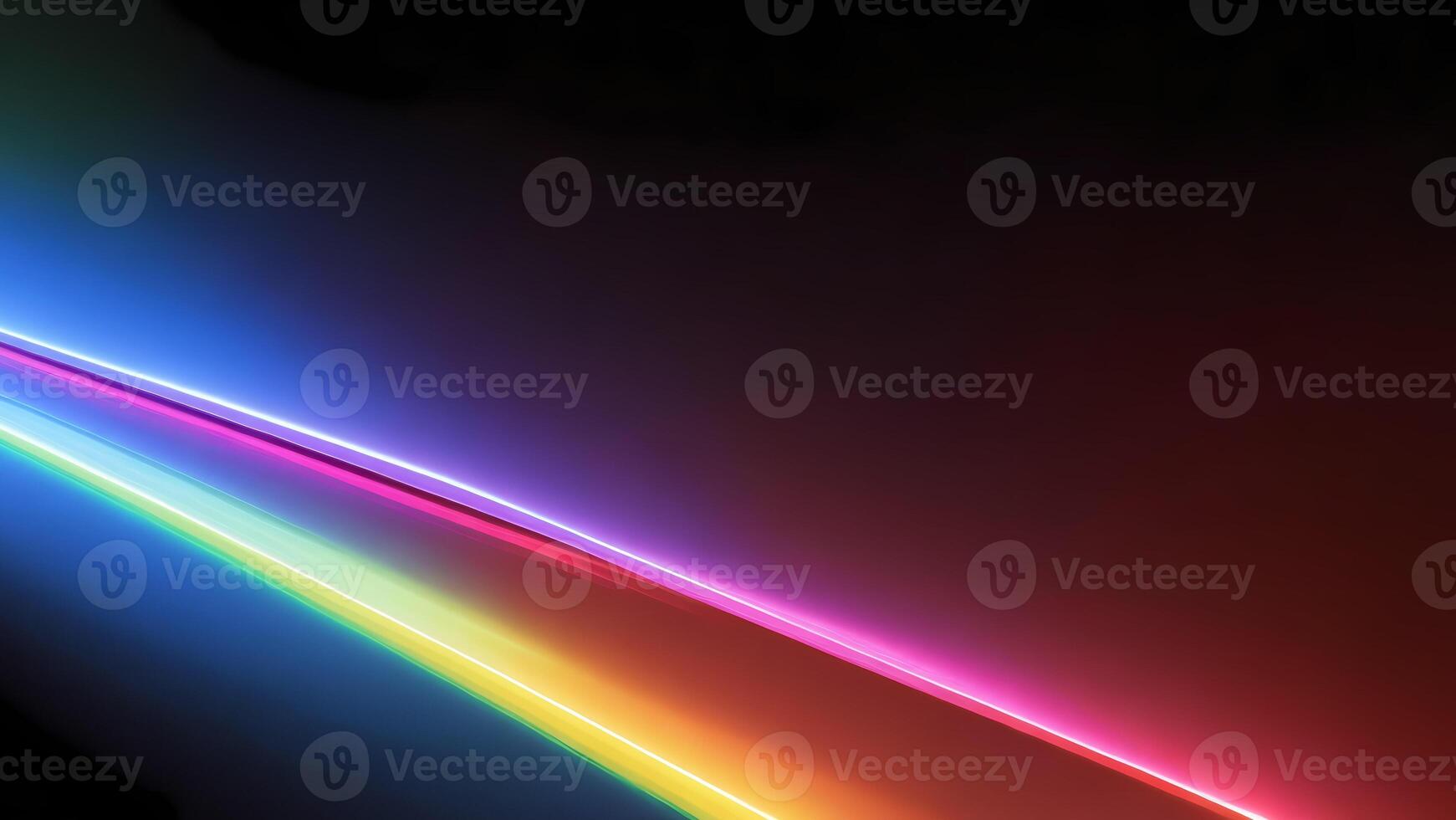 high speed rainbow beam ray of future technology transmission concept photo
