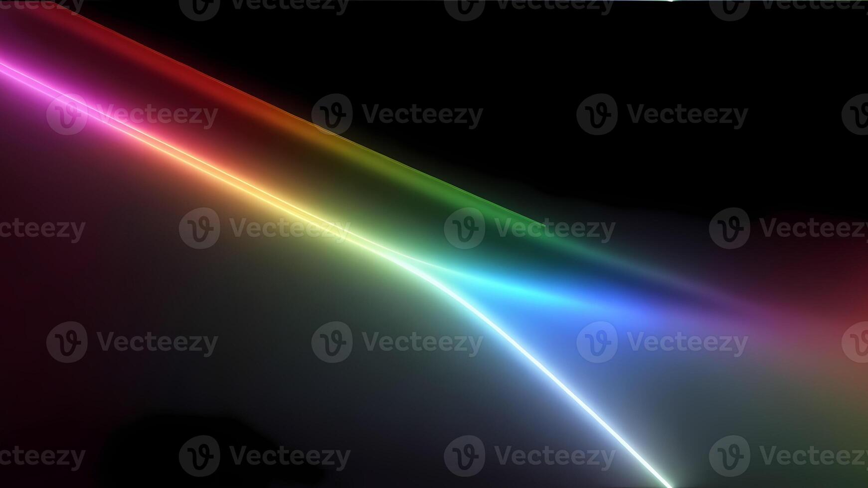 high speed rainbow beam ray of future technology transmission concept photo