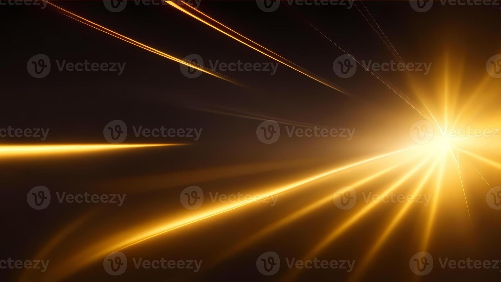 high speed yellow beam ray of future technology transmission concept photo