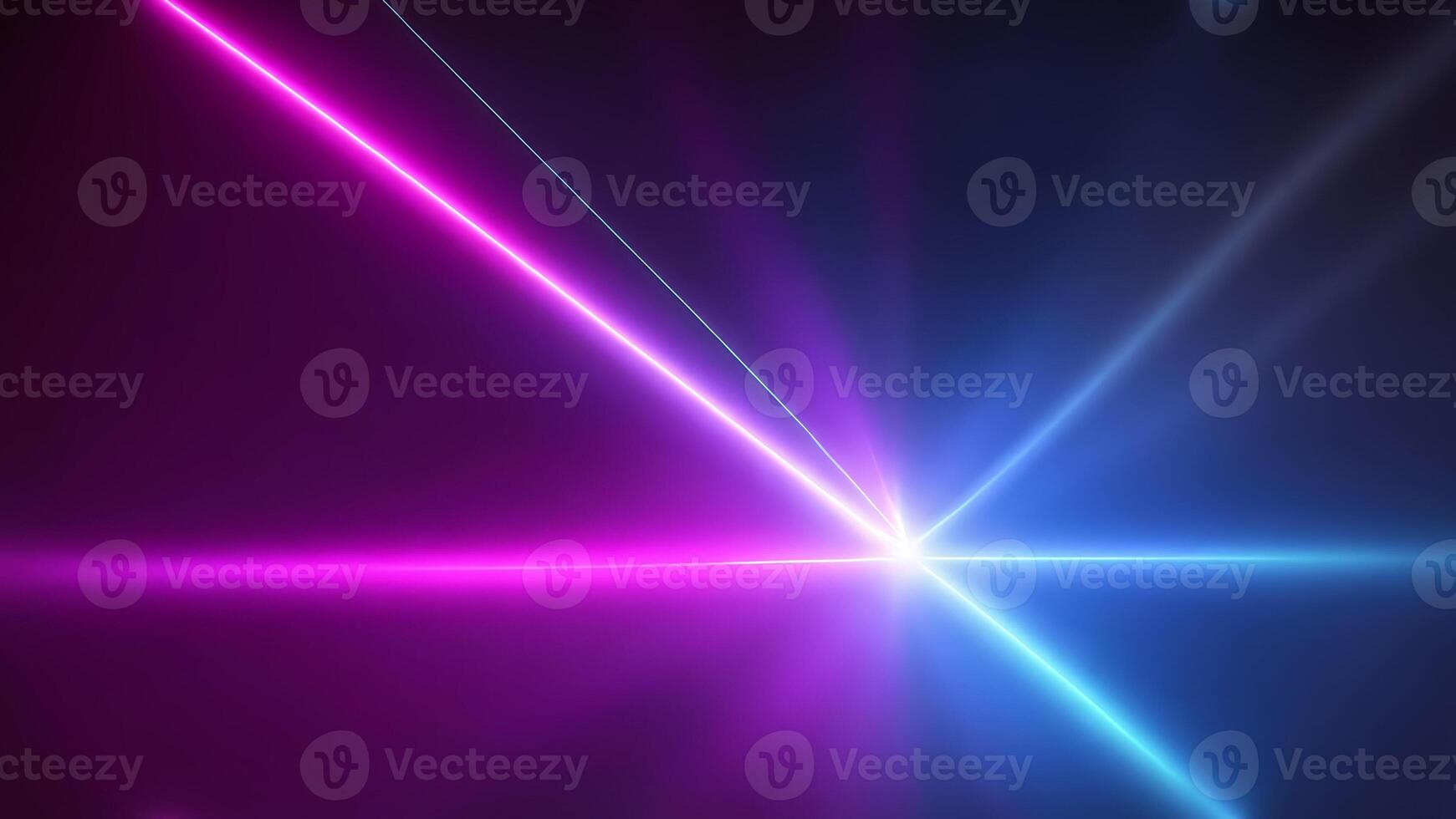 Futuristic high speed blue pink beam ray neon light photo