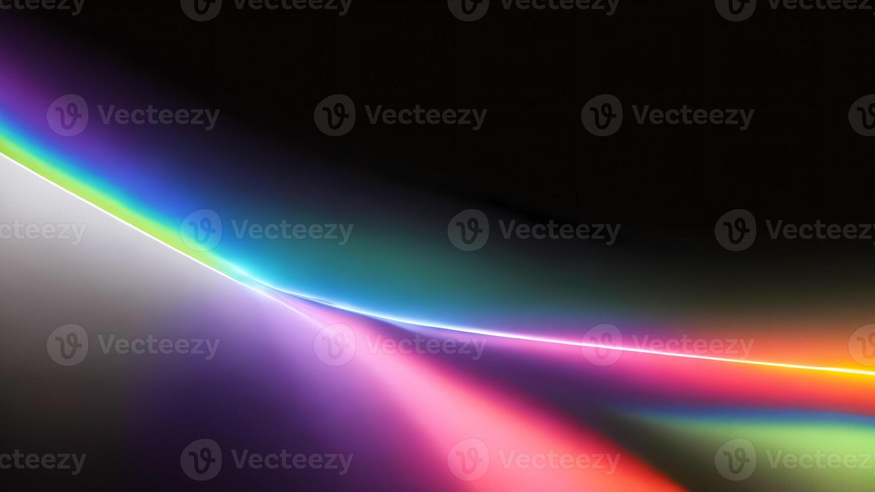 high speed rainbow beam ray of future technology transmission concept photo