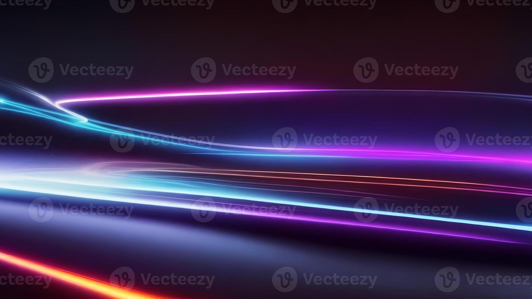 high speed rainbow beam ray of future technology transmission concept photo