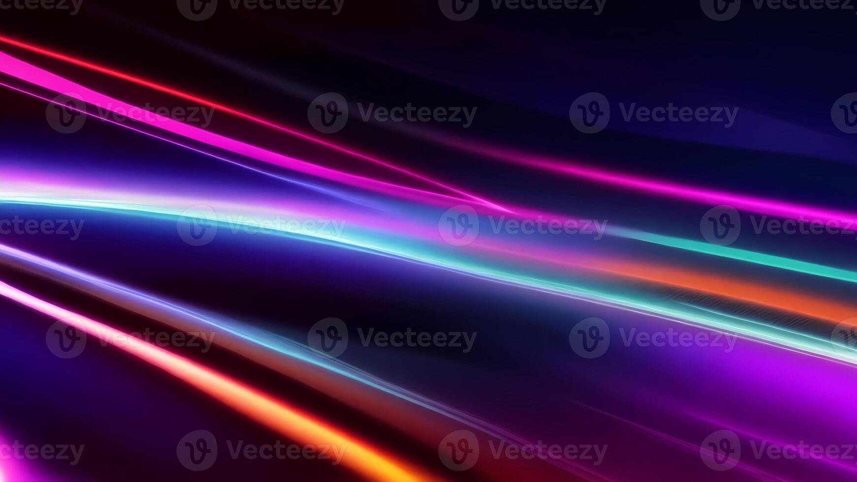 high speed rainbow beam ray of future technology transmission concept photo