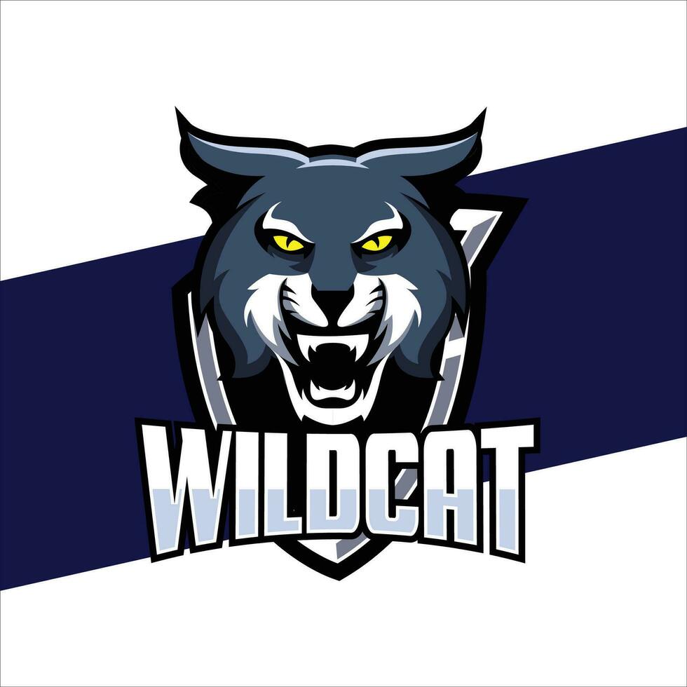 Modern Vector Wildcats Mascot Esport Logo Design