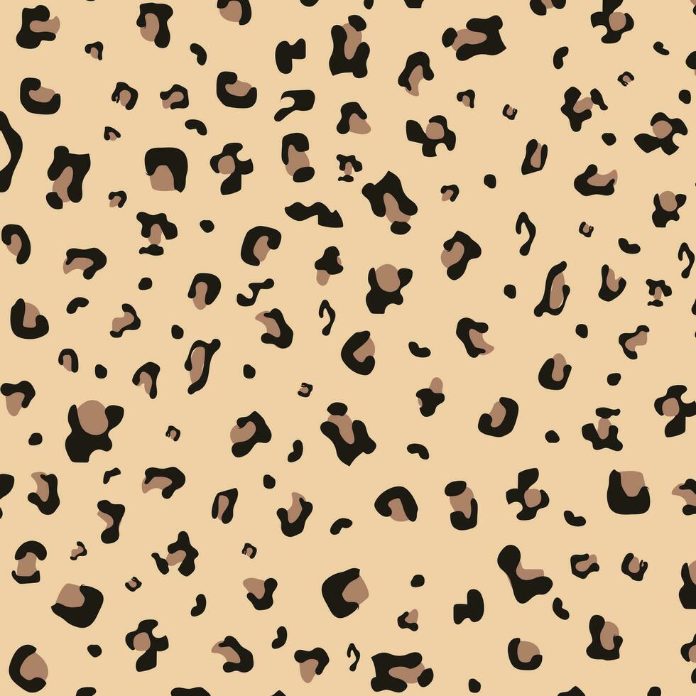 Abstract Modern Leopard Seamless Yellow Color Pattern vector