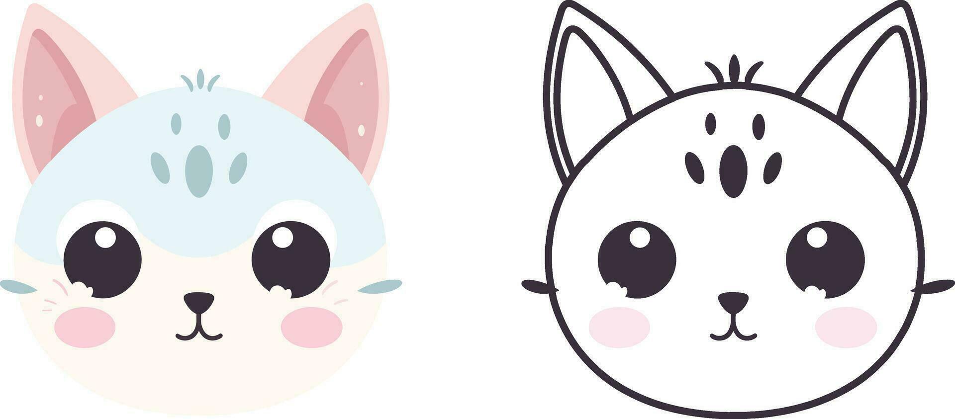 Cat Kawaii Flat icon