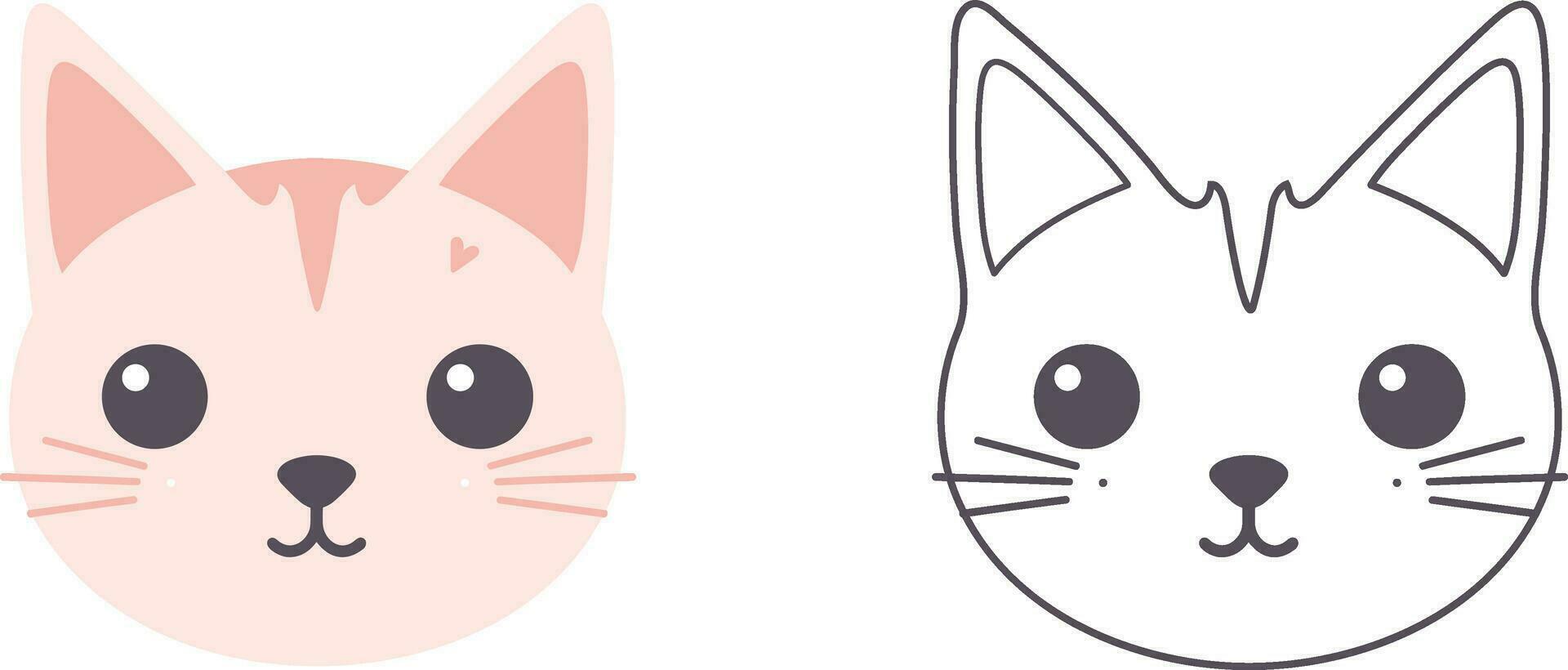 Cute Cats Flat Icon Kit PNG Images