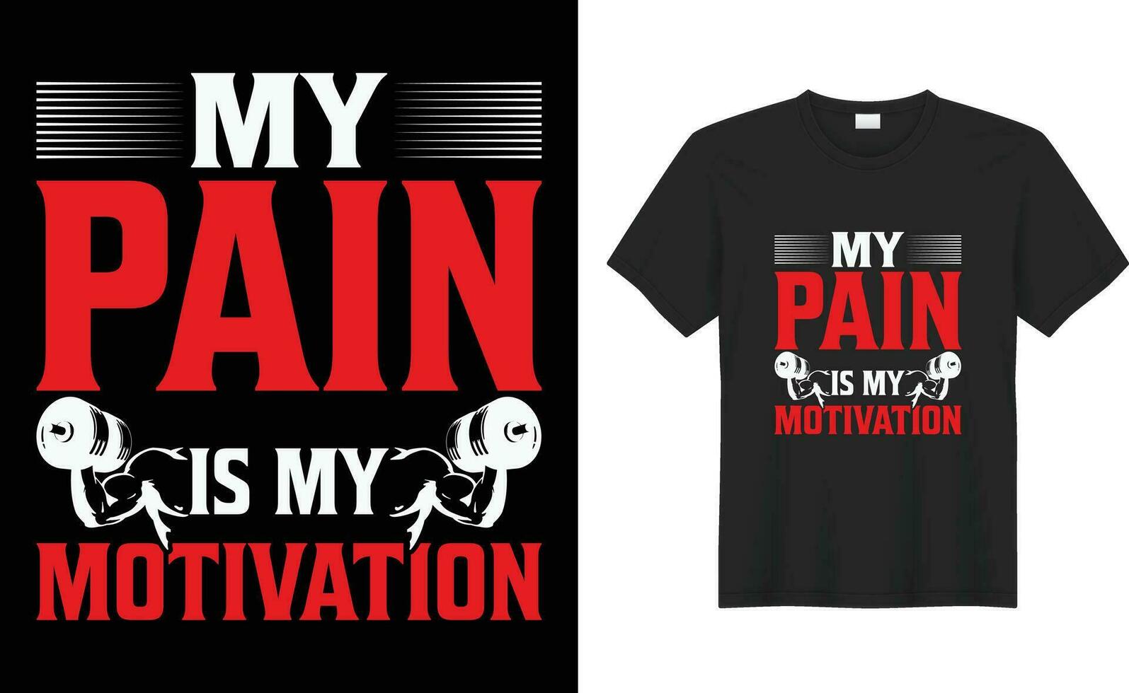 The fitness motivational typography Editable Print Ready Perfect Vector T-shirt design. The gym custom exercise merchandising Workout color shirt mug, boys and girls, design template and concept.