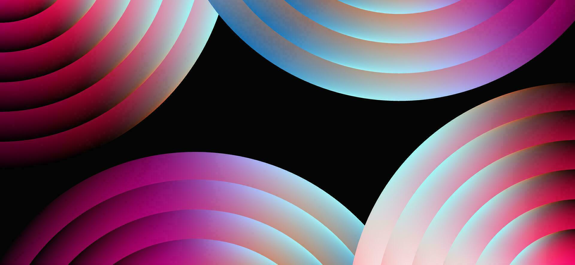 Multicolored abstract background design. Fluid gradient circle shapes composition. Futuristic design landing page, cover, banner, ads, social media, presentation concept. vector