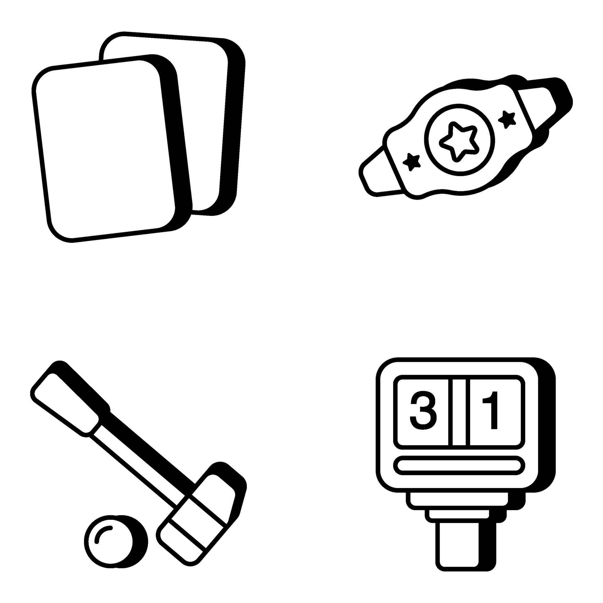 Pack of Outdoor Games Linear Icons 25838045 Vector Art at Vecteezy