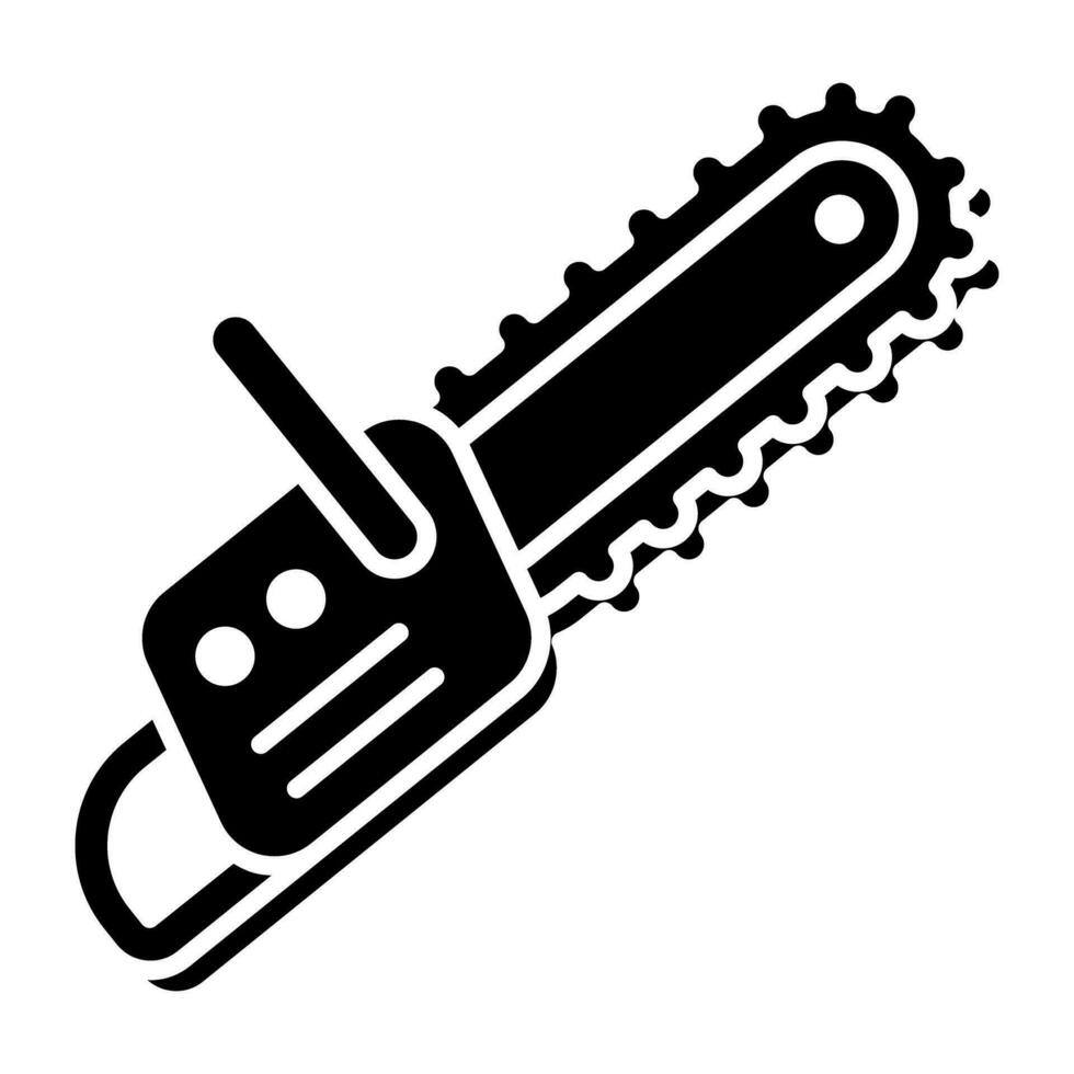 A woodcutting tool icon, vector design of hacksaw