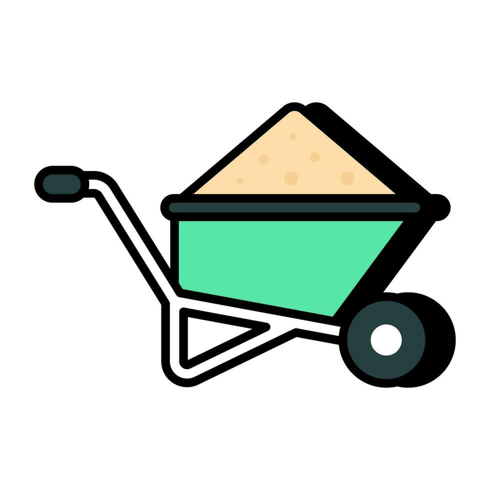 Modern design icon of mulch vector