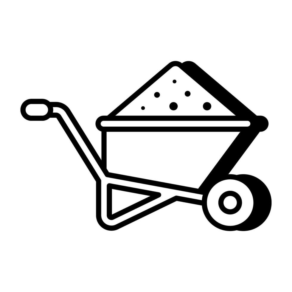 Modern design icon of mulch vector