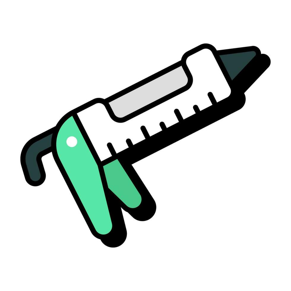 An icon design of glue gun vector