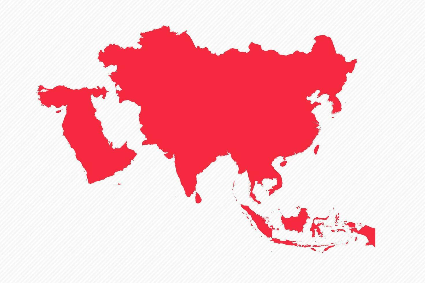 Abstract Asia Simple Map Background vector