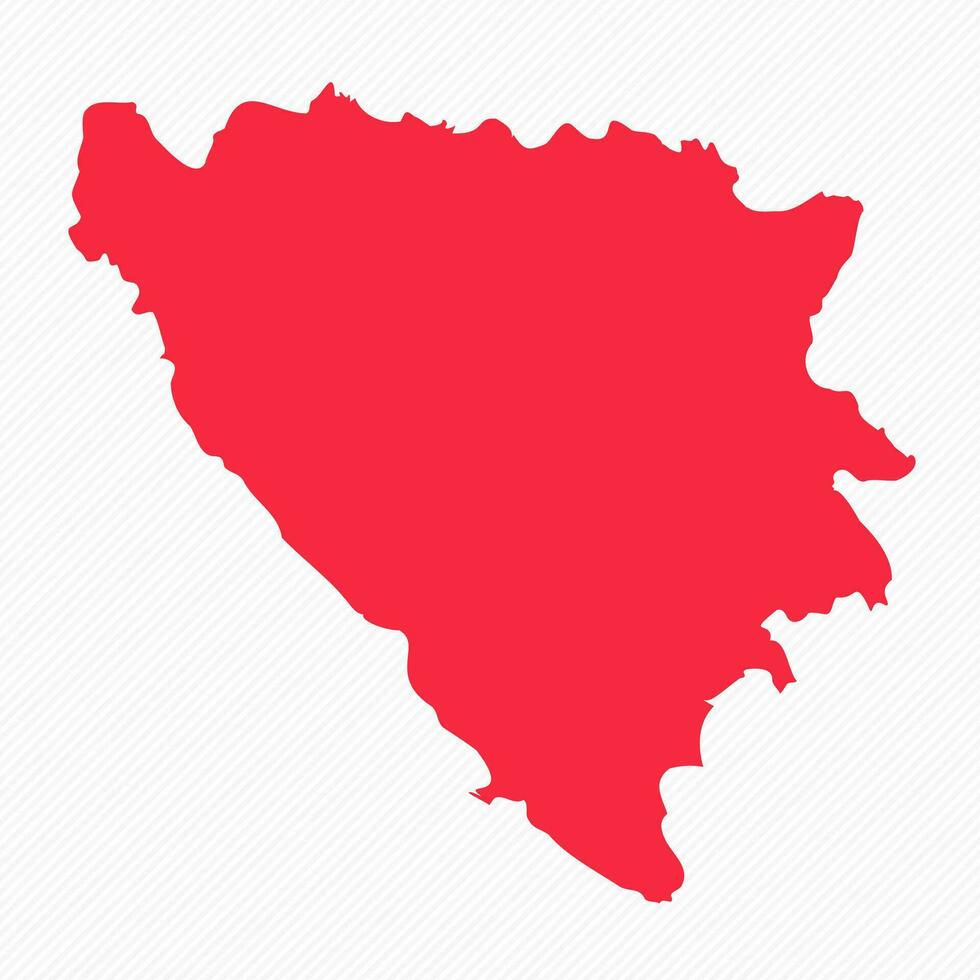 Abstract Bosnia and Herzegovina Simple Map Background vector