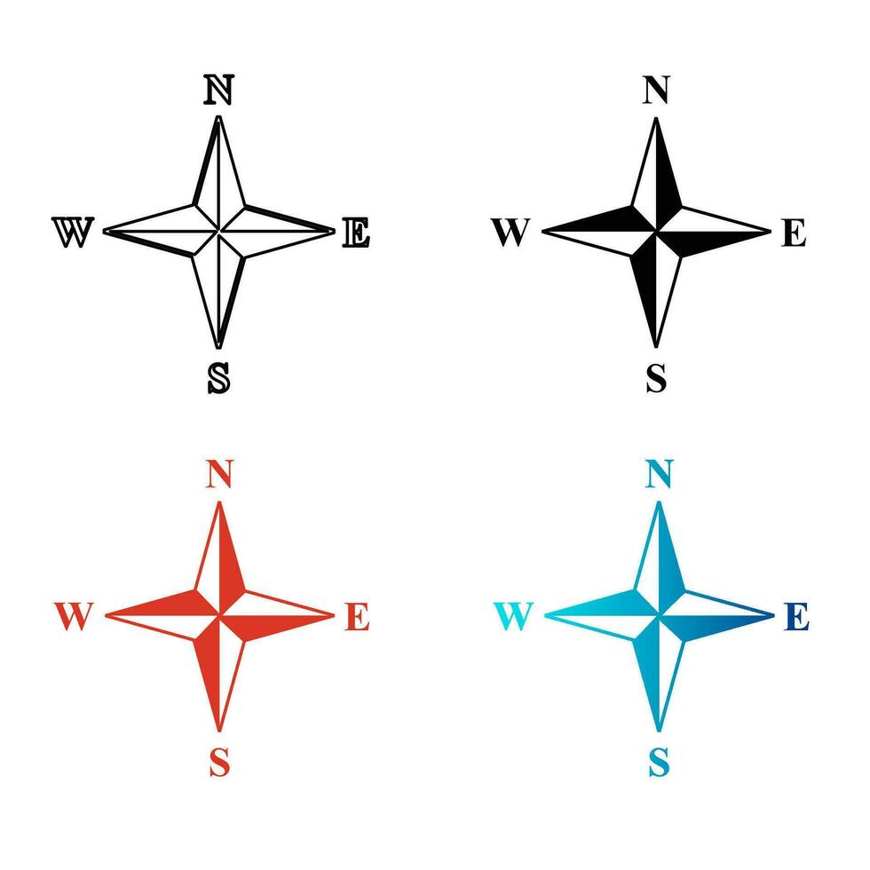 resumen dirección silueta ilustración vector