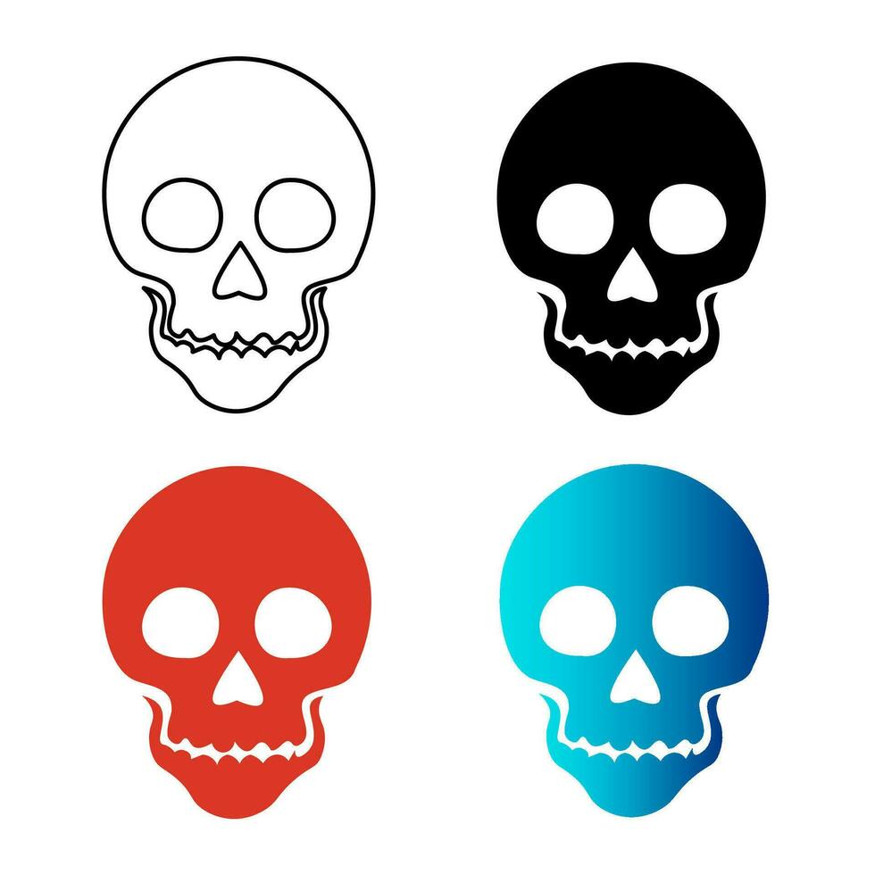 Abstract Death Silhouette Illustration vector