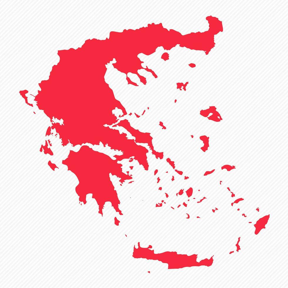 Abstract Greece Simple Map Background vector