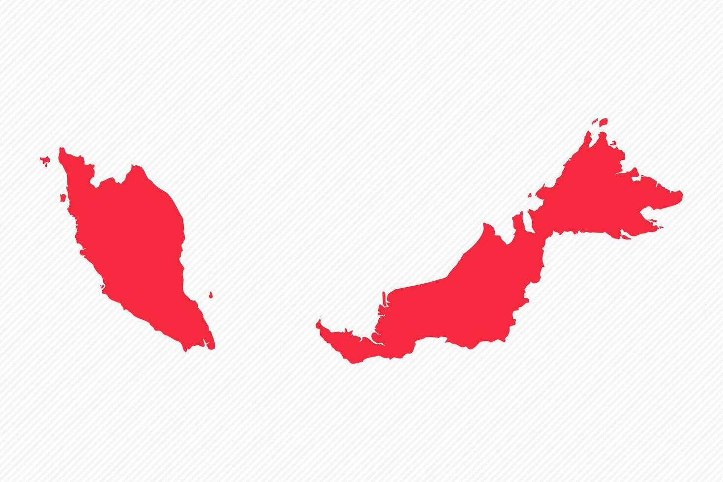 Abstract Malaysia Simple Map Background vector