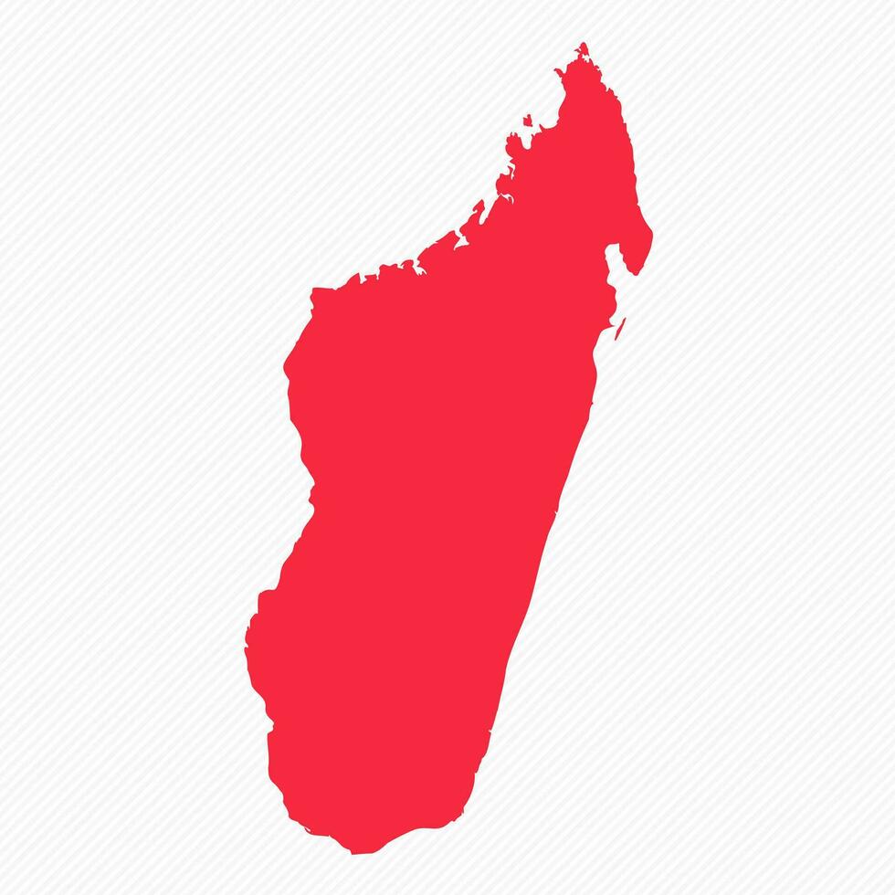 resumen Madagascar sencillo mapa antecedentes vector