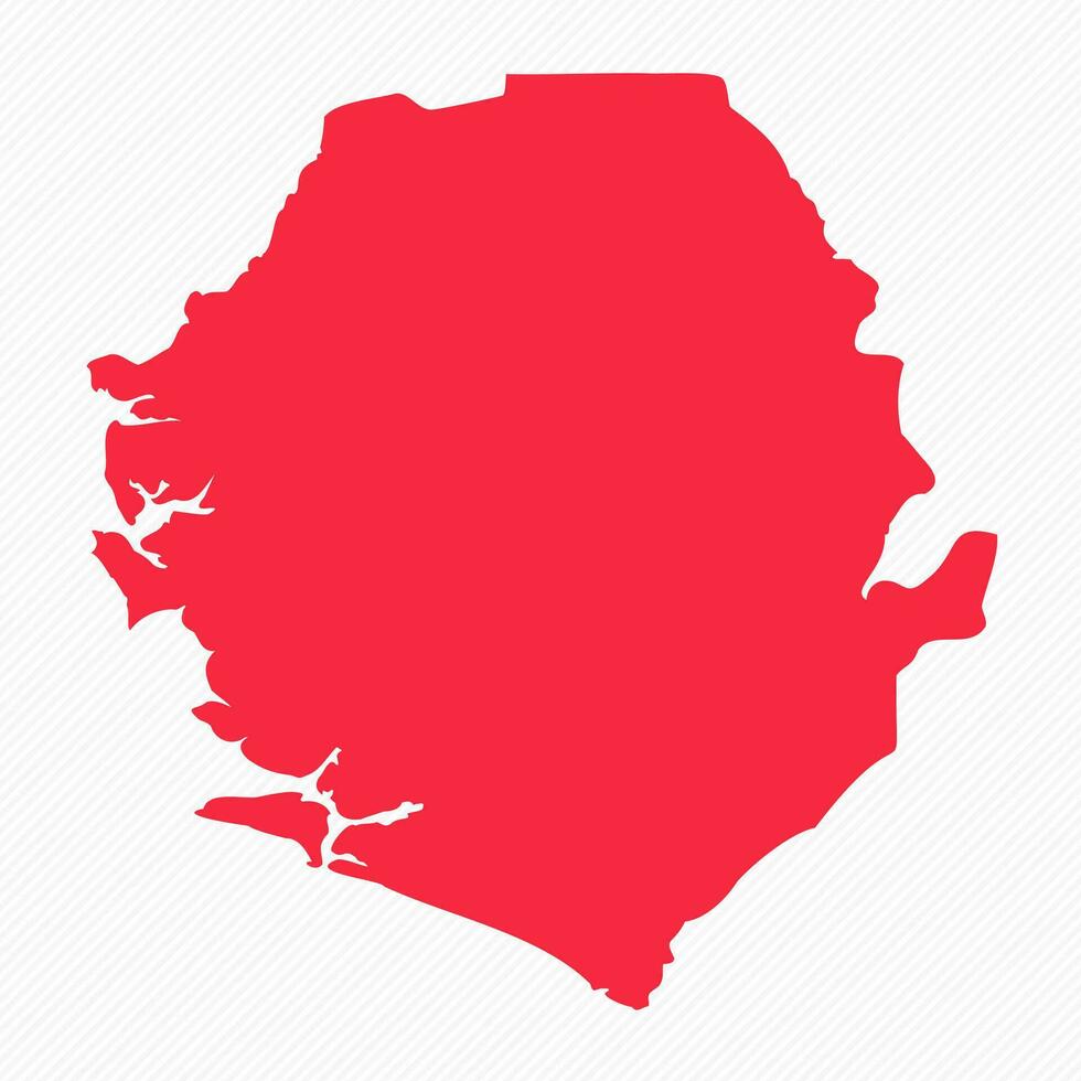 Abstract Sierra Leone Simple Map Background vector