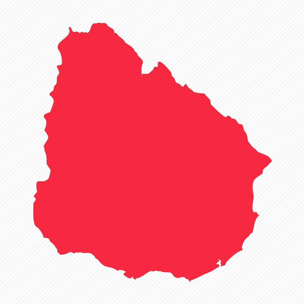 Abstract Uruguay Simple Map Background vector