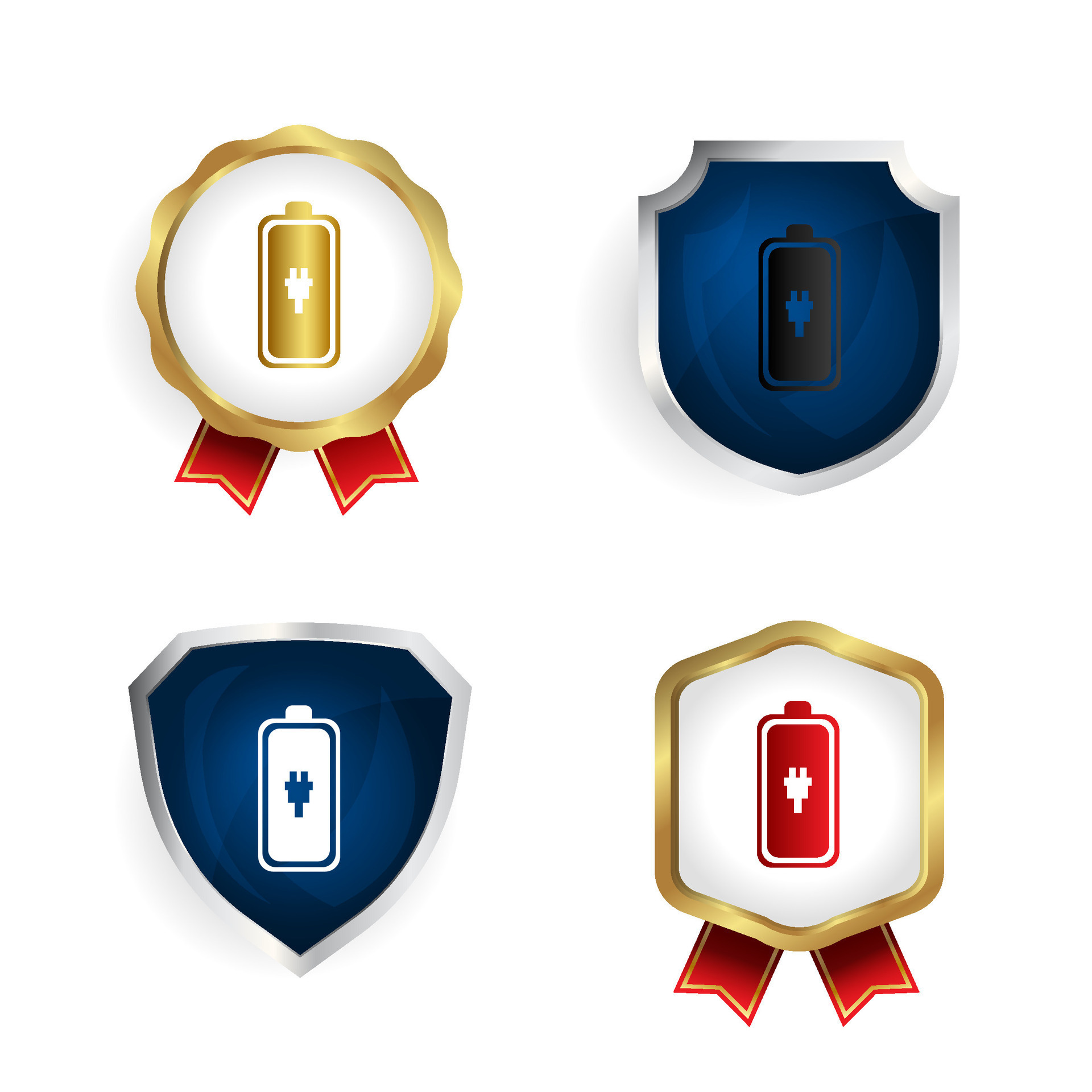 Abstract Charging A Battery Badge And Label Collection 25840256 Vector abstract-charging-a-battery-badge-and-label-collection-25840256-vector