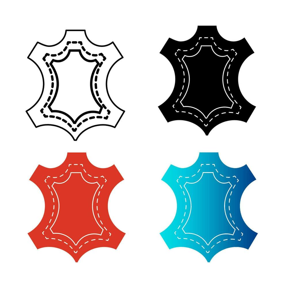 Abstract Leather Silhouette Illustration vector