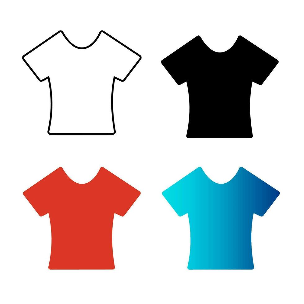Abstract Shirt Silhouette Illustration vector