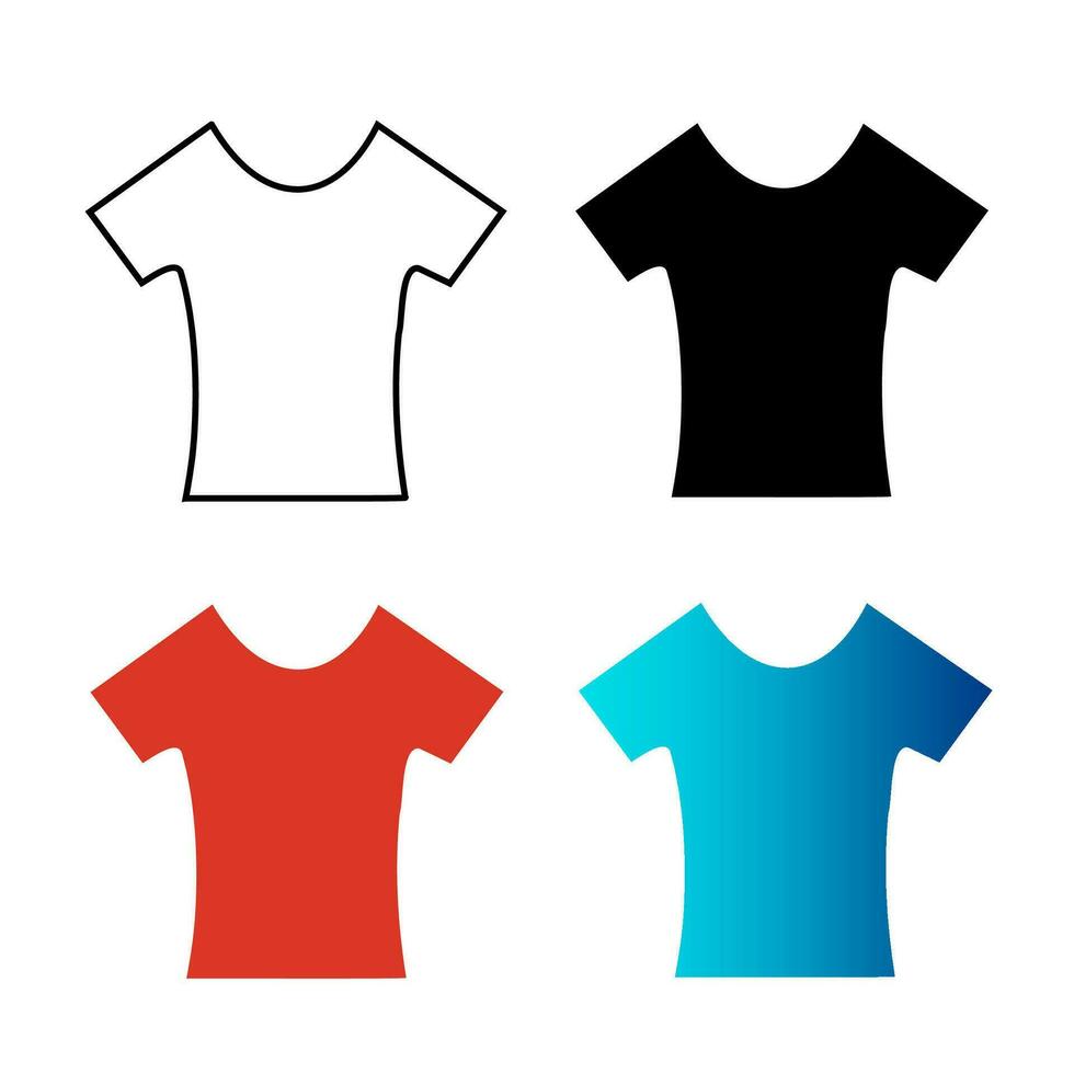 Abstract Woman Tshirt Silhouette Illustration vector