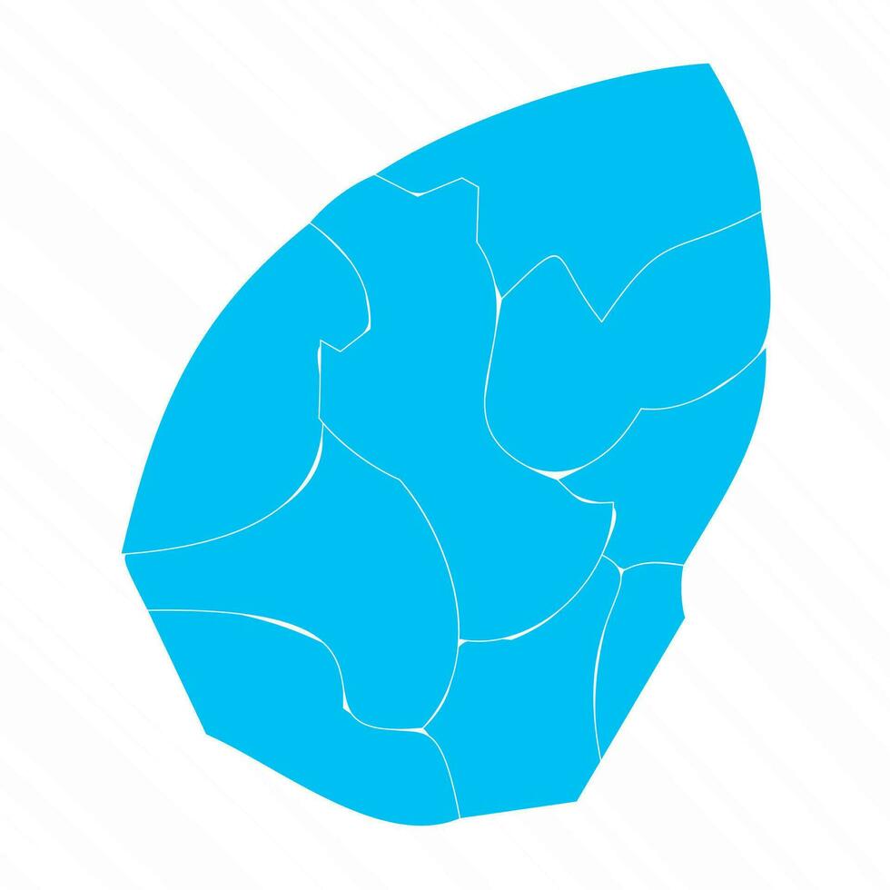 plano diseño mapa de san marino con detalles vector