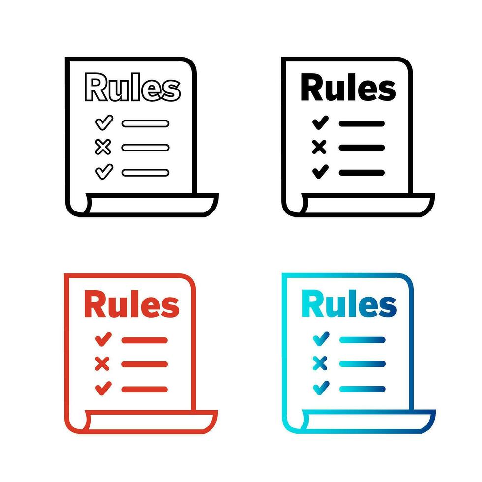 Abstract Rules Silhouette Illustration vector