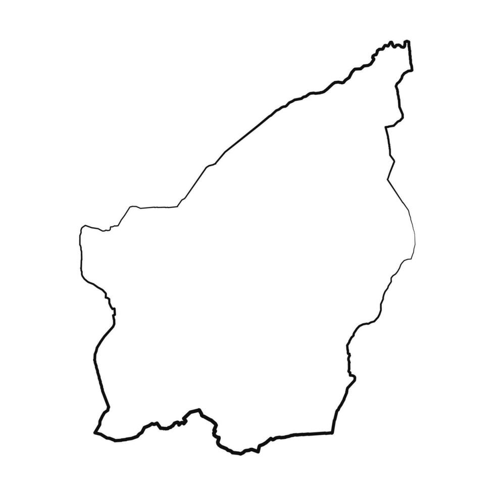 Hand Drawn Lined San Marino Simple Map Drawing vector