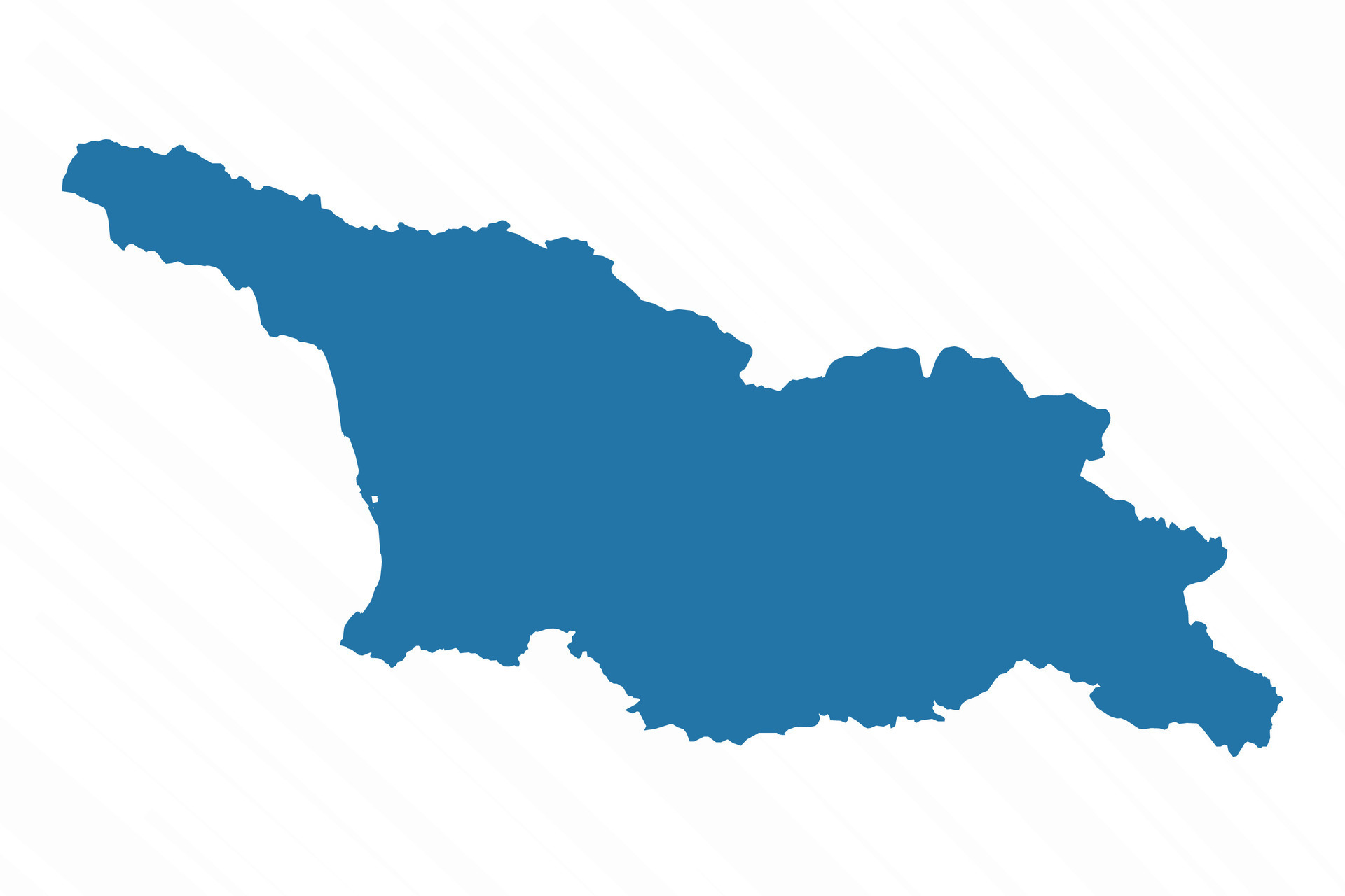 Vector Simple Map of Georgia Country 25842043 Vector Art at Vecteezy