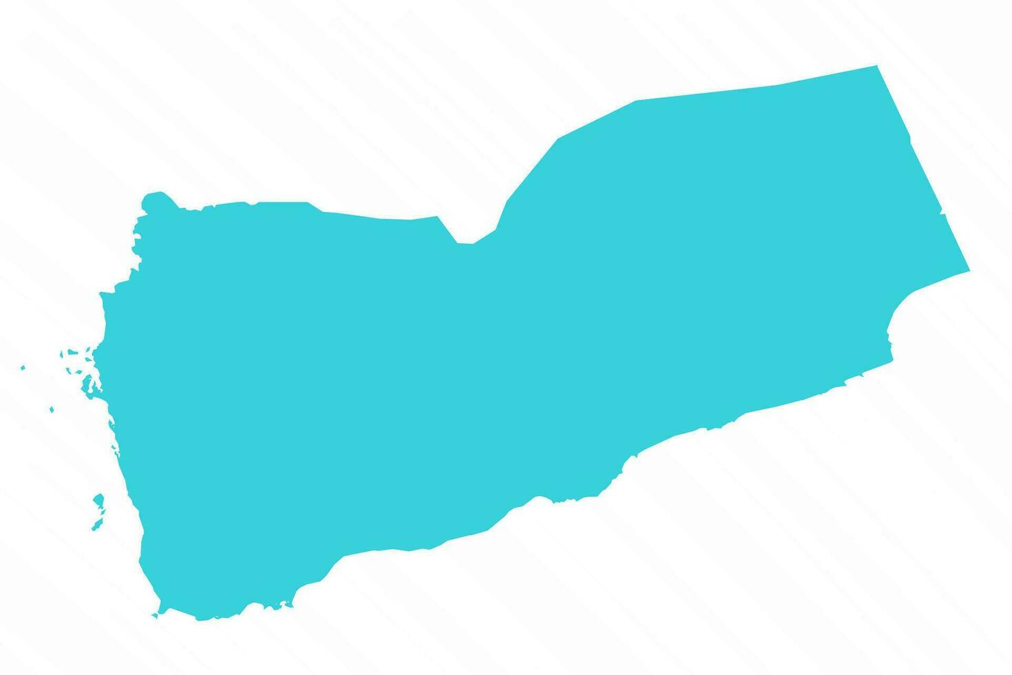 vector sencillo mapa de Yemen país
