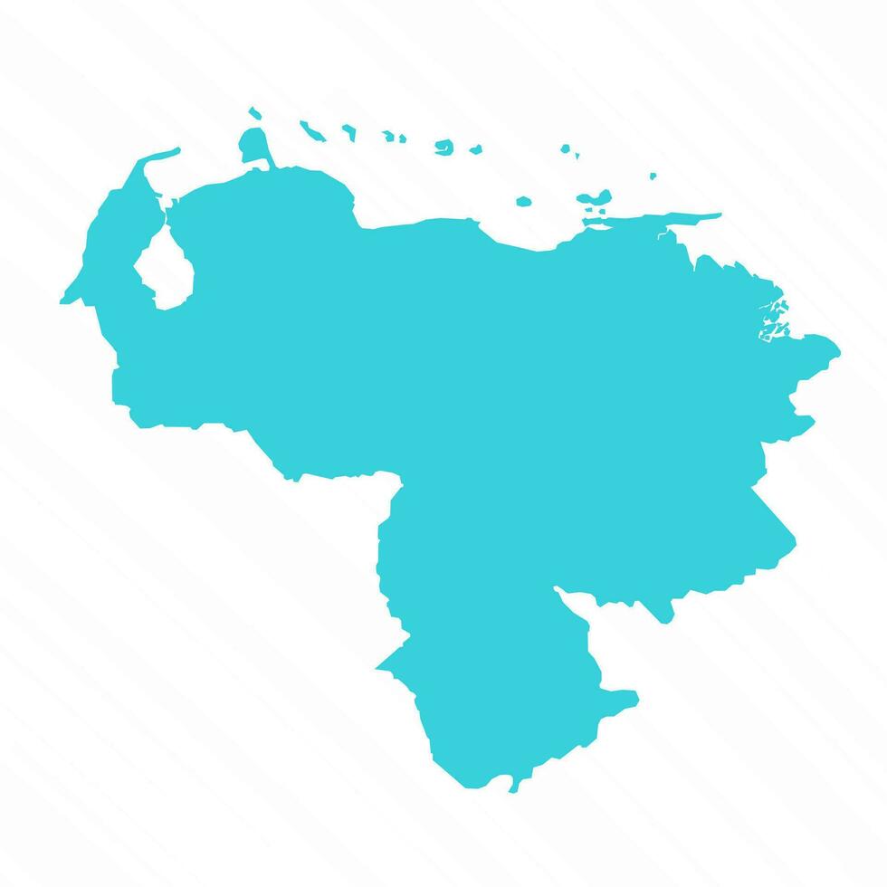vector sencillo mapa de Venezuela país