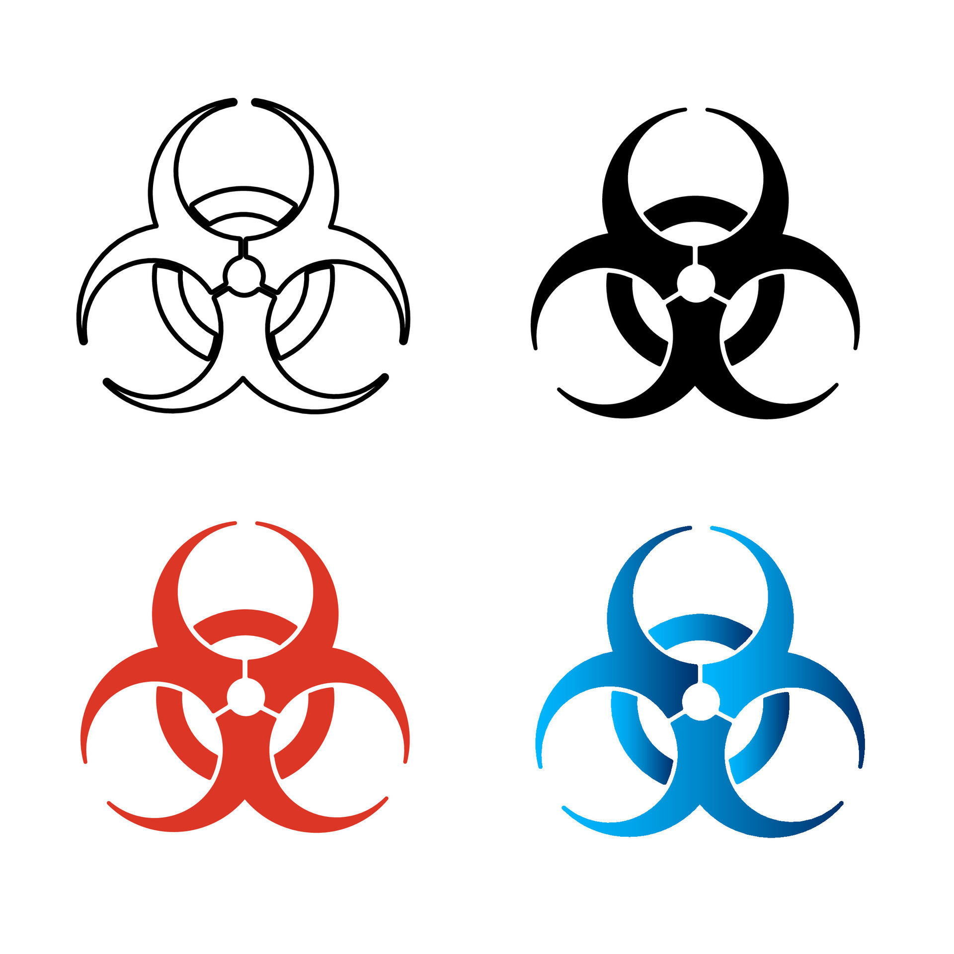Abstract Biohazzard Silhouette Illustration 25842253 Vector Art at Vecteezy