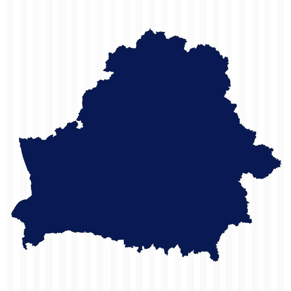 Flat Simple Belarus Vector Map