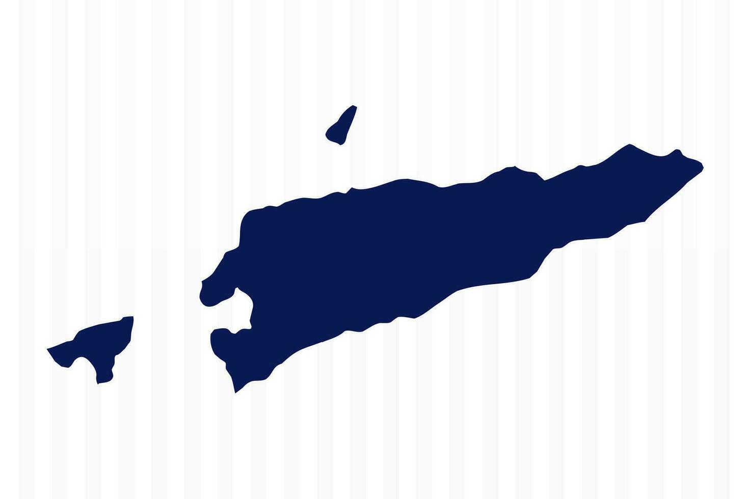 Flat Simple East Timor Vector Map
