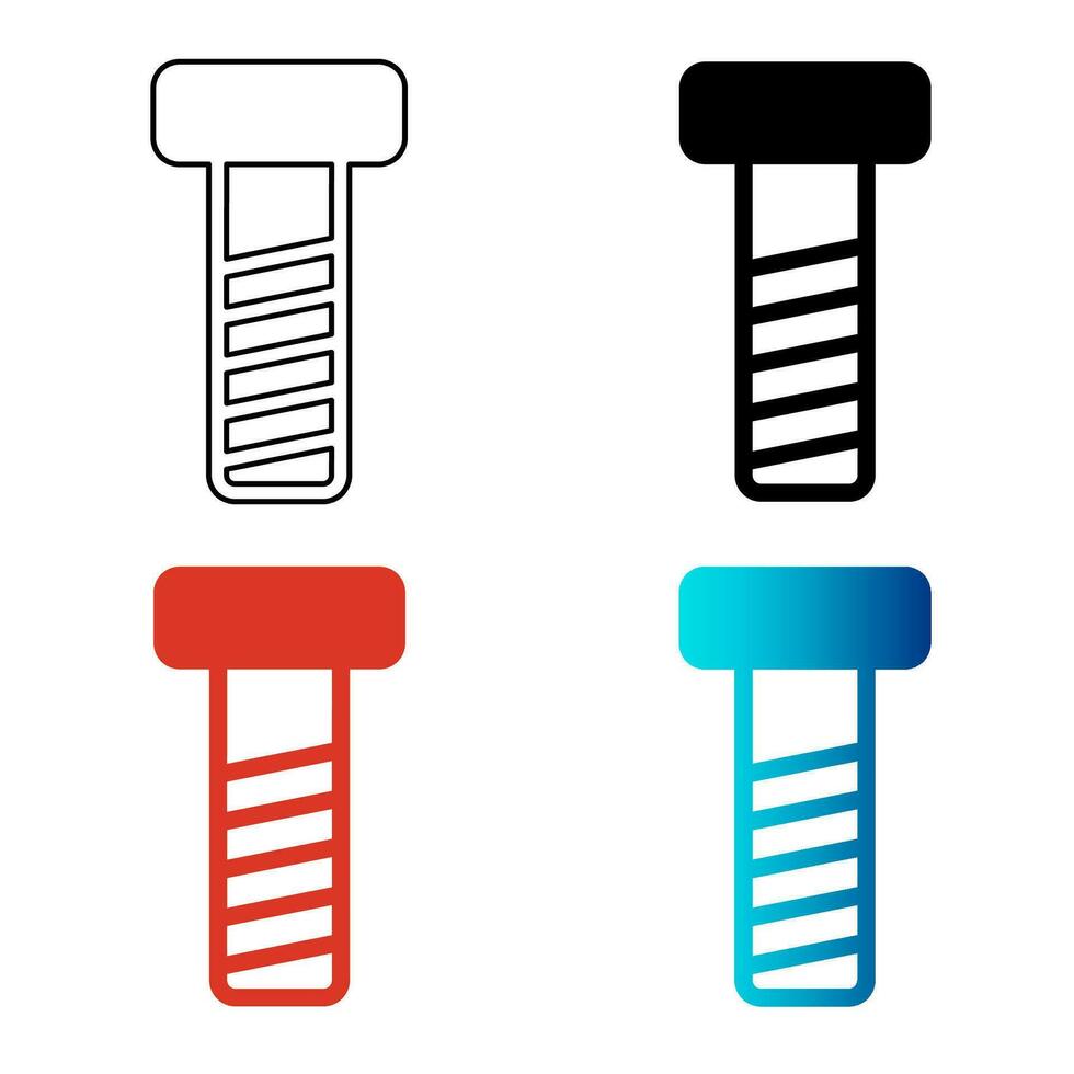 Abstract Bolt Silhouette Illustration vector