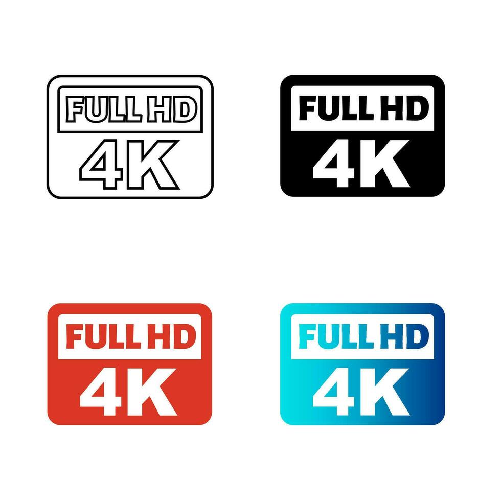 resumen lleno hd 4k silueta ilustración vector