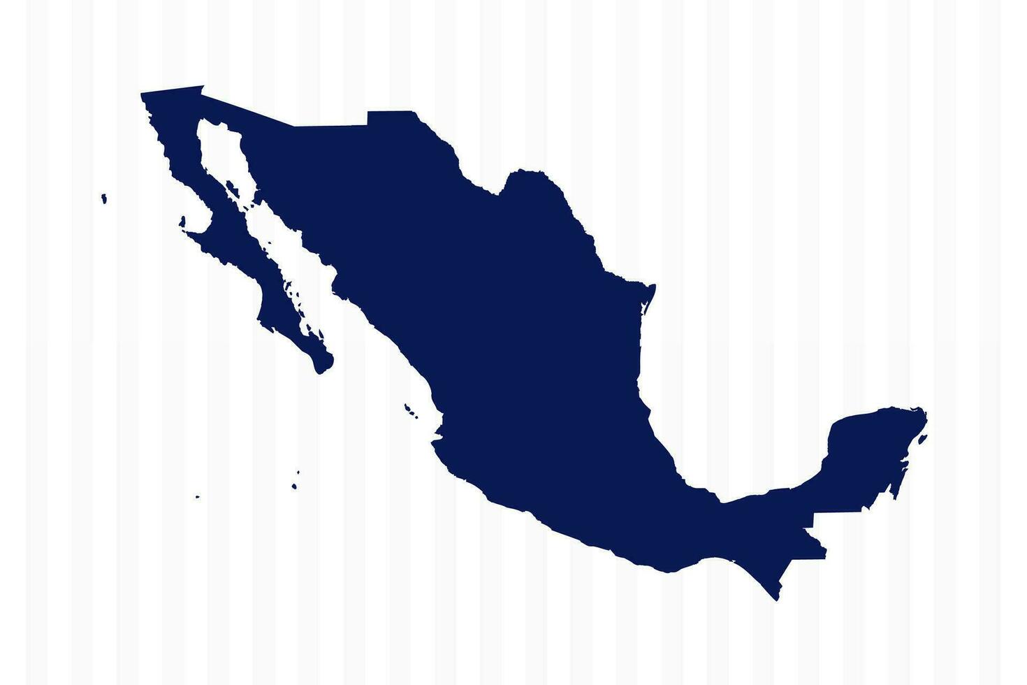 plano sencillo mexico vector mapa