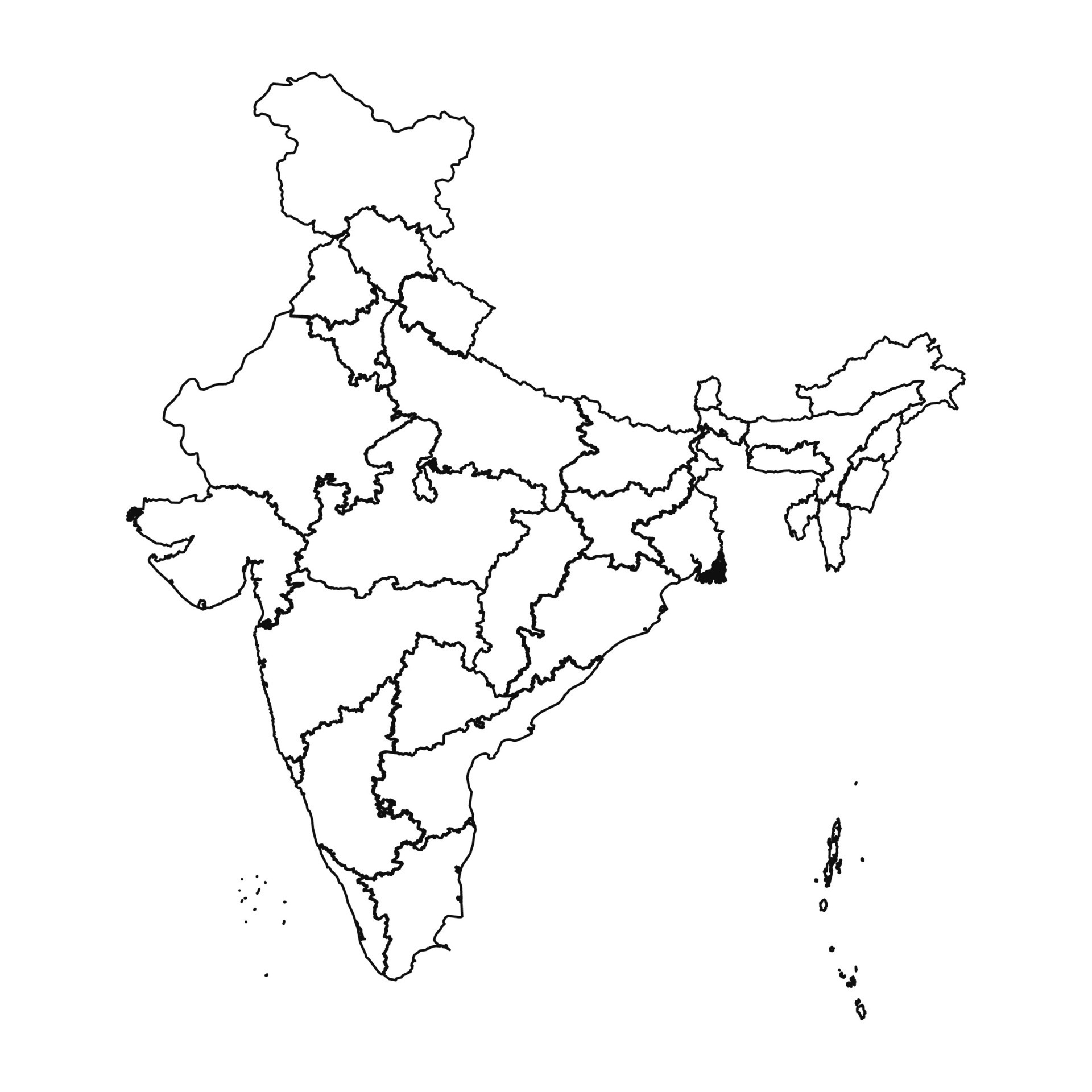 India Flag Outline Picture  Outlinepics